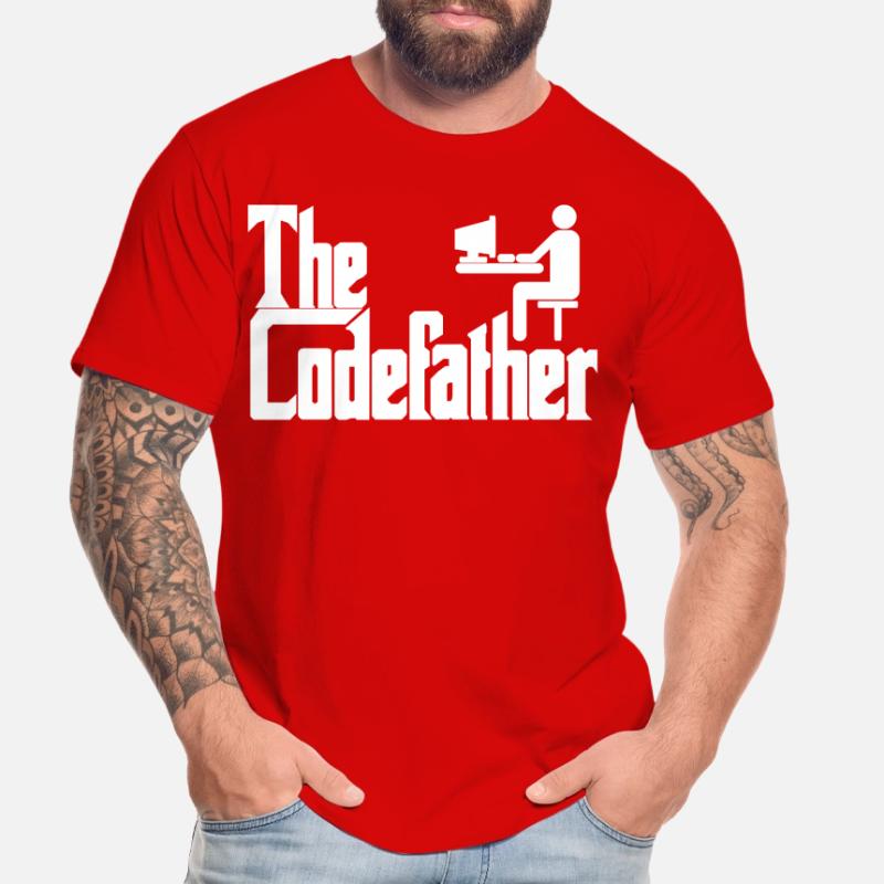 The Codefather Programmer PC Coding Gift Men's Premium Organic T-Shirt