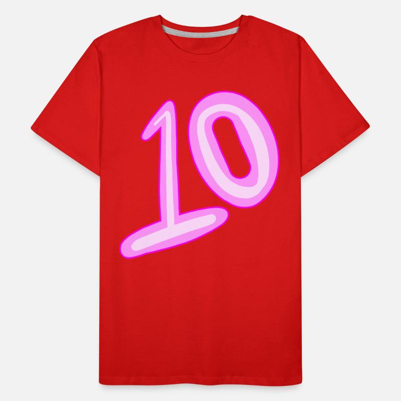 10 Men's Premium Organic T-Shirt