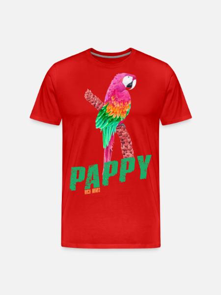 PAPPY - Men's Premium Organic T-Shirt - red