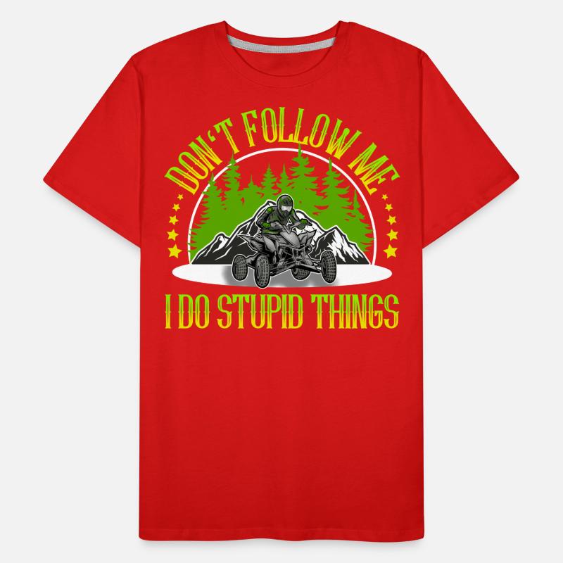 Quad ATV Offroad Quadfahrer Männer Premium Bio T-Shirt