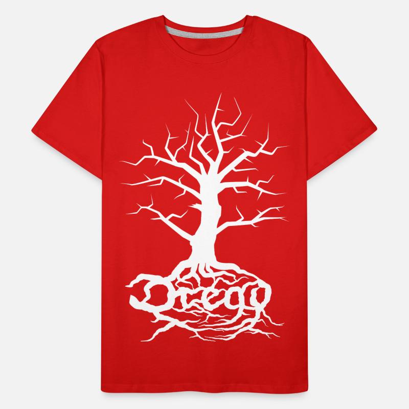 Dread Tree White T-shirt bio Premium Homme