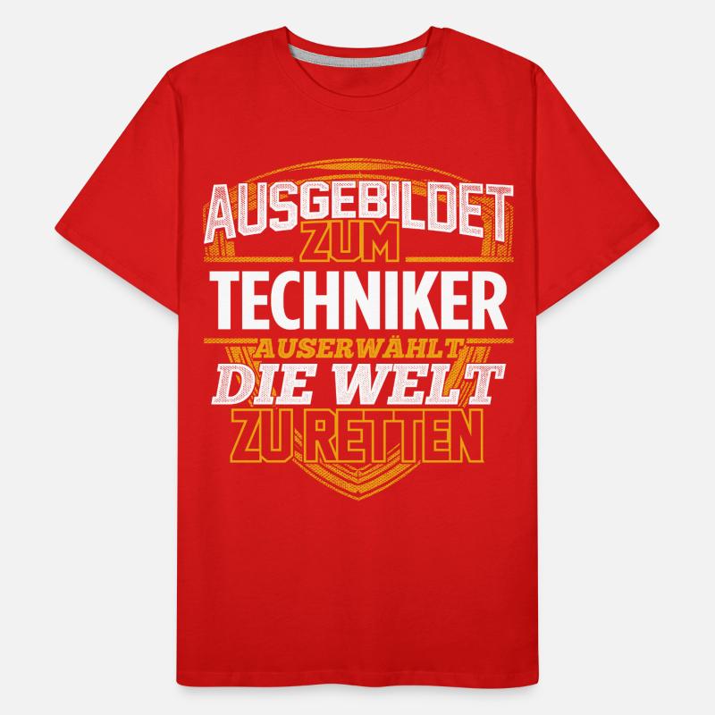 TECHNIKER - Der Auserwählte Männer Premium Bio T-Shirt
