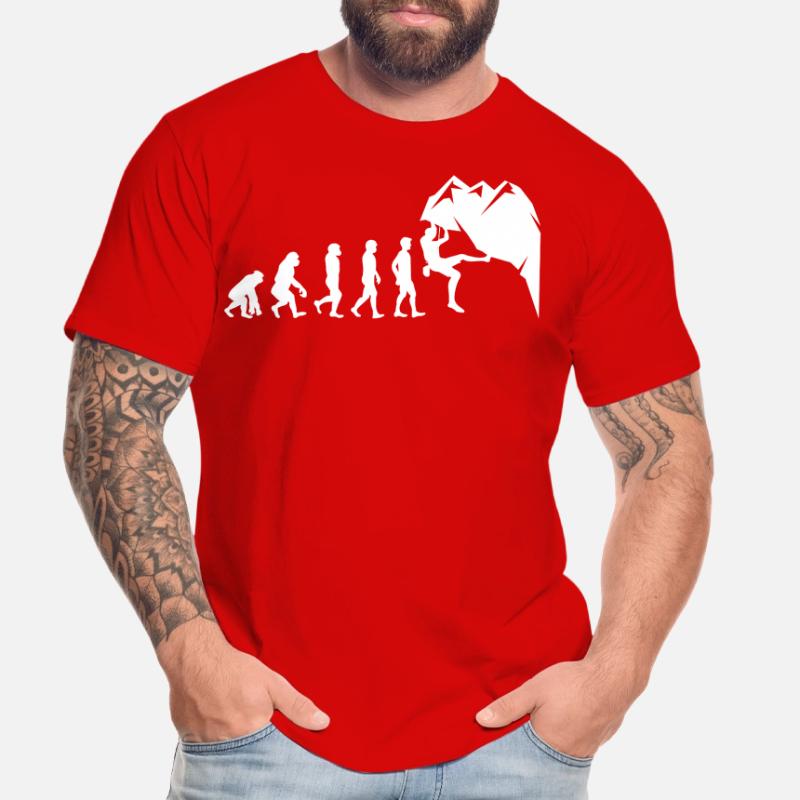 Escalade Bouldering Wall Climber Evolution T-shirt bio Premium Homme