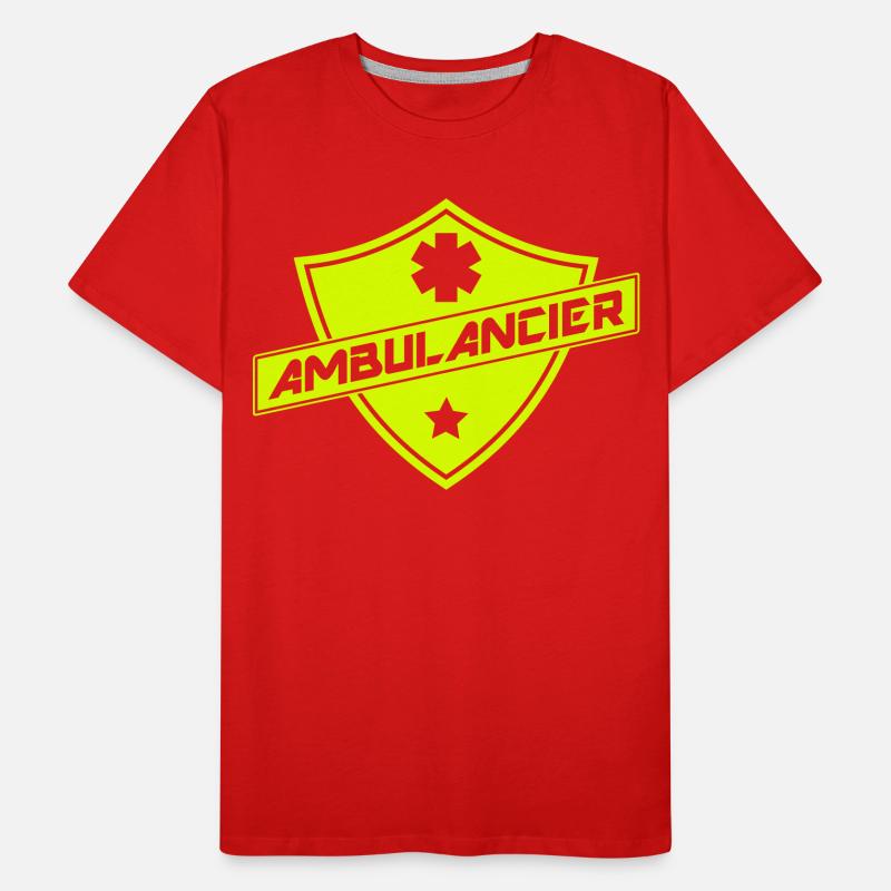 blason ambulancier Männer Premium Bio T-Shirt