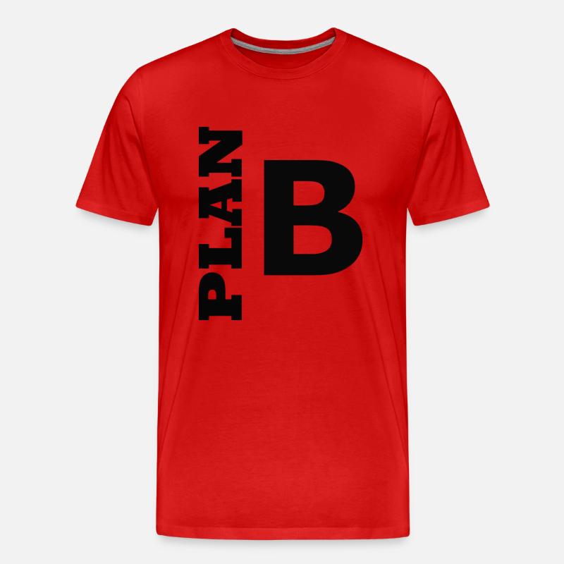 Plan B / Super als Geschenkidee - Männer Premium Bio T-Shirt - Rot