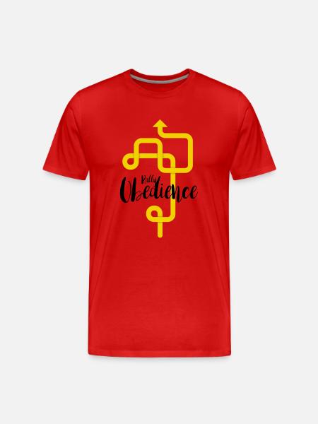 Rally Obedience - Men's Premium Organic T-Shirt - red