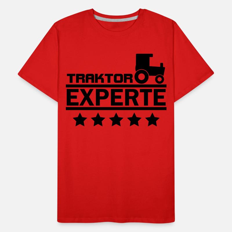 traktor experte Männer Premium Bio T-Shirt