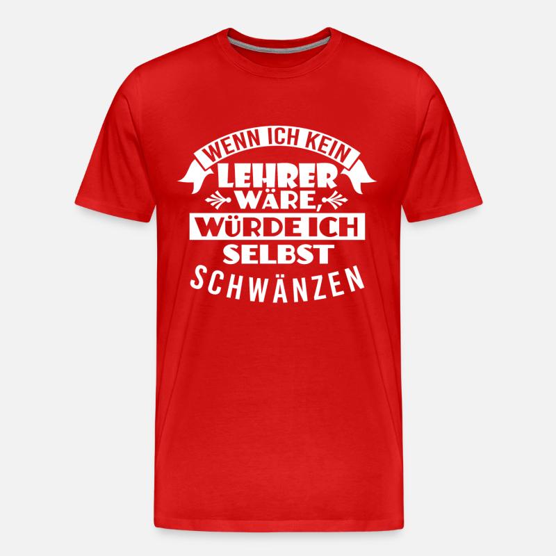 Enseignant - professeur - élève-enseignant - enseignant - T-shirt bio Premium Homme - rouge