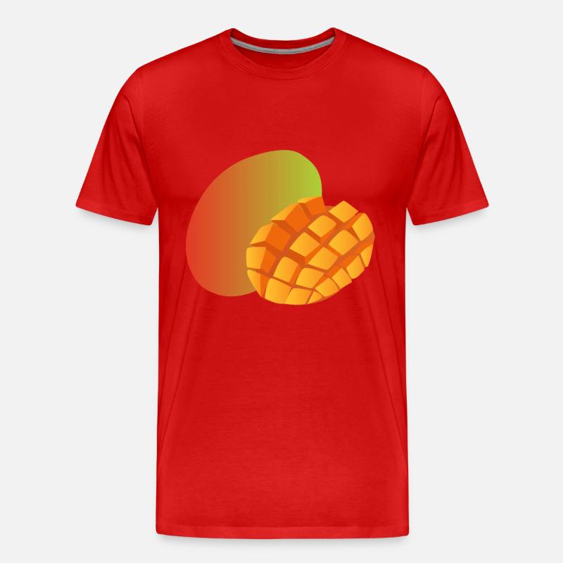Mango Geschenkidee - Männer Premium Bio T-Shirt - Rot