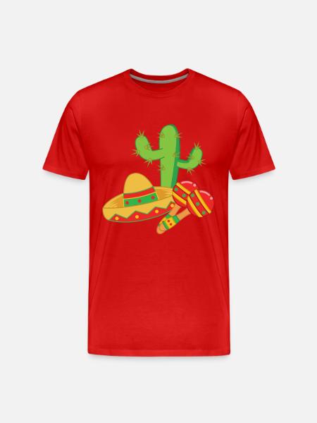 Mexico - Design Shirt - Men's Premium Organic T-Shirt - red