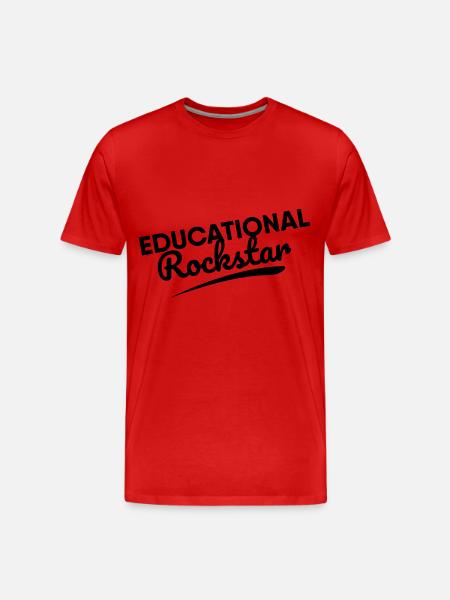 Lehrer - Männer Premium Bio T-Shirt - Rot