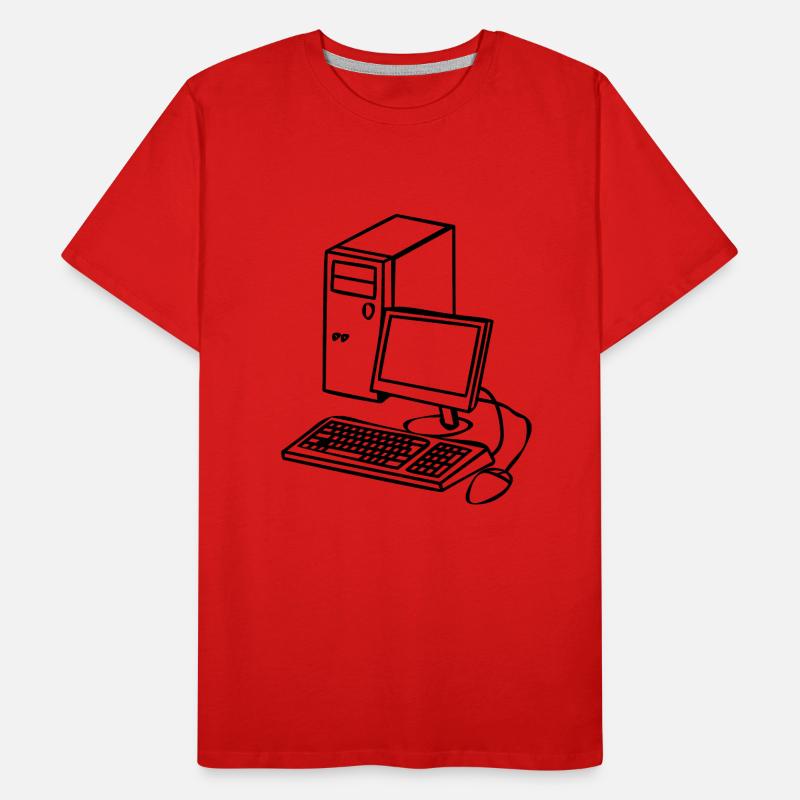 PC im Comicstyle Männer Premium Bio T-Shirt