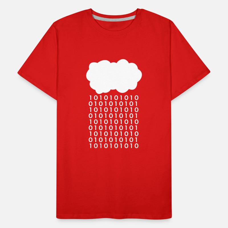 Bit cloud cloud informaticien T-shirt bio Premium Homme