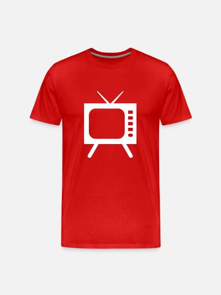 Téléviseur - T-shirt bio Premium Homme - rouge