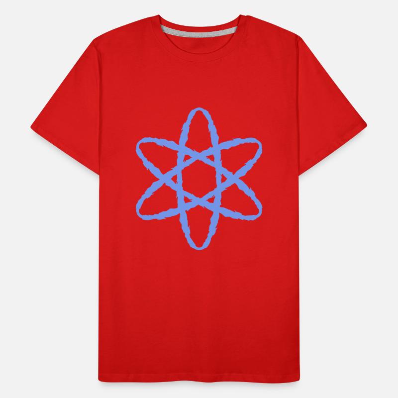 Atom Symbol Atomkraft Männer Premium Bio T-Shirt