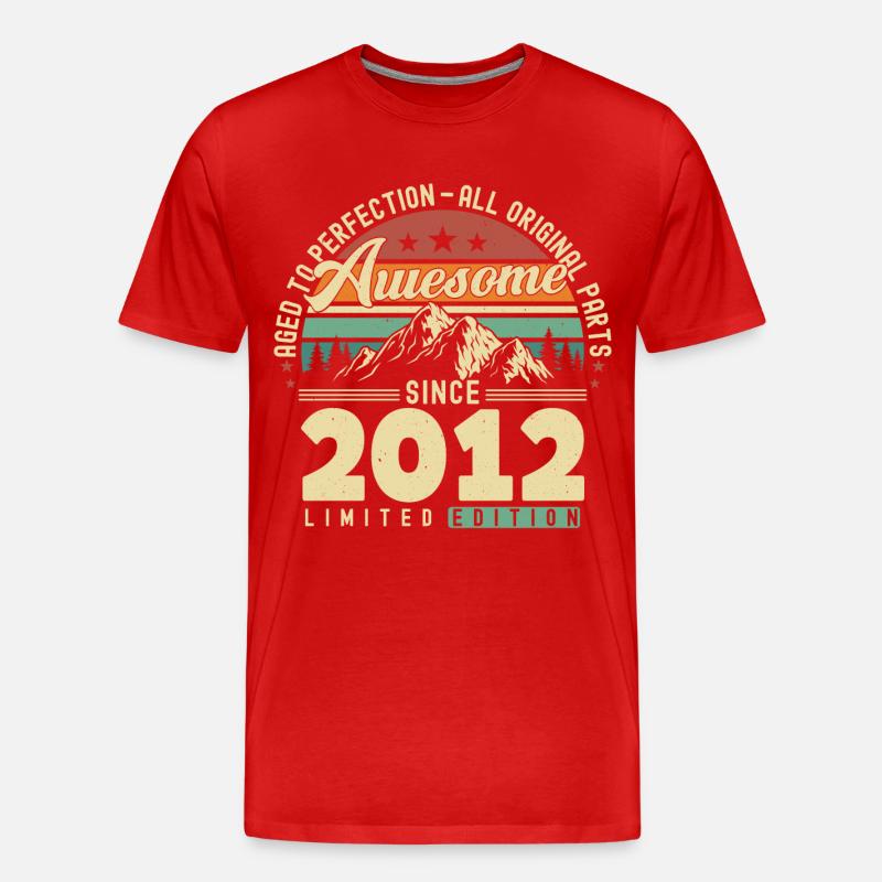 Großartig seit 2012 - Männer Premium Bio T-Shirt - undefined