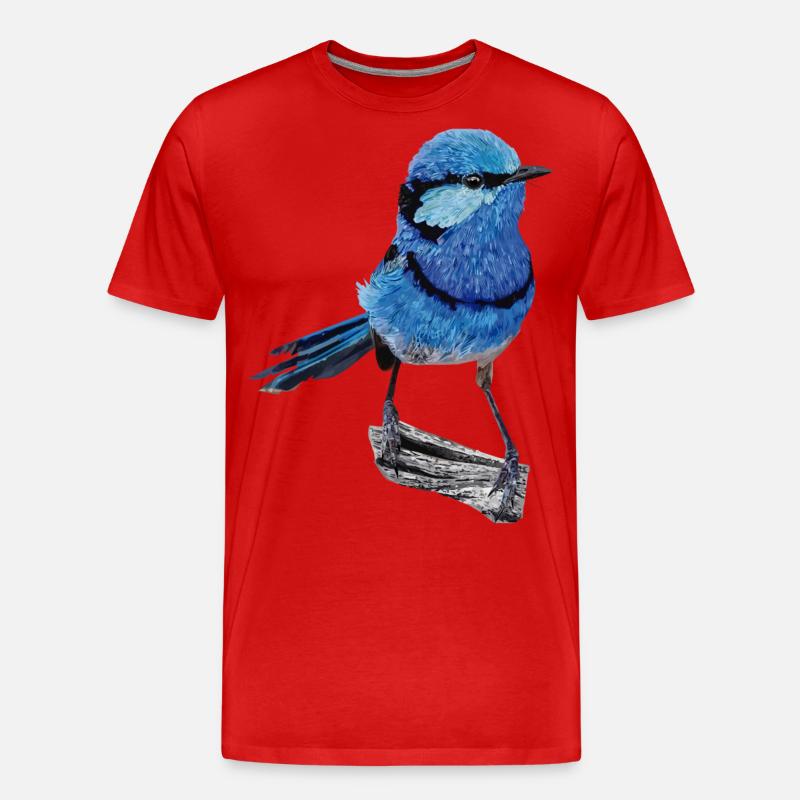 Herrlicher Maluro - Männer Premium Bio T-Shirt - Rot