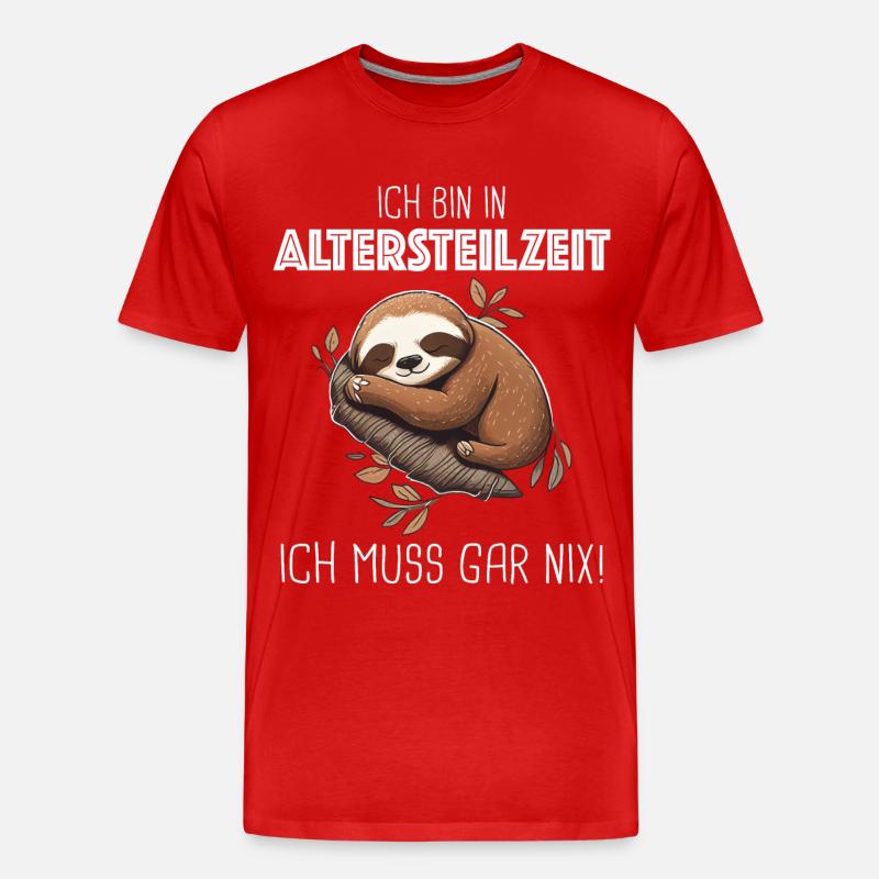 Altersteilzeit ATZ - Männer Premium Bio T-Shirt - Rot