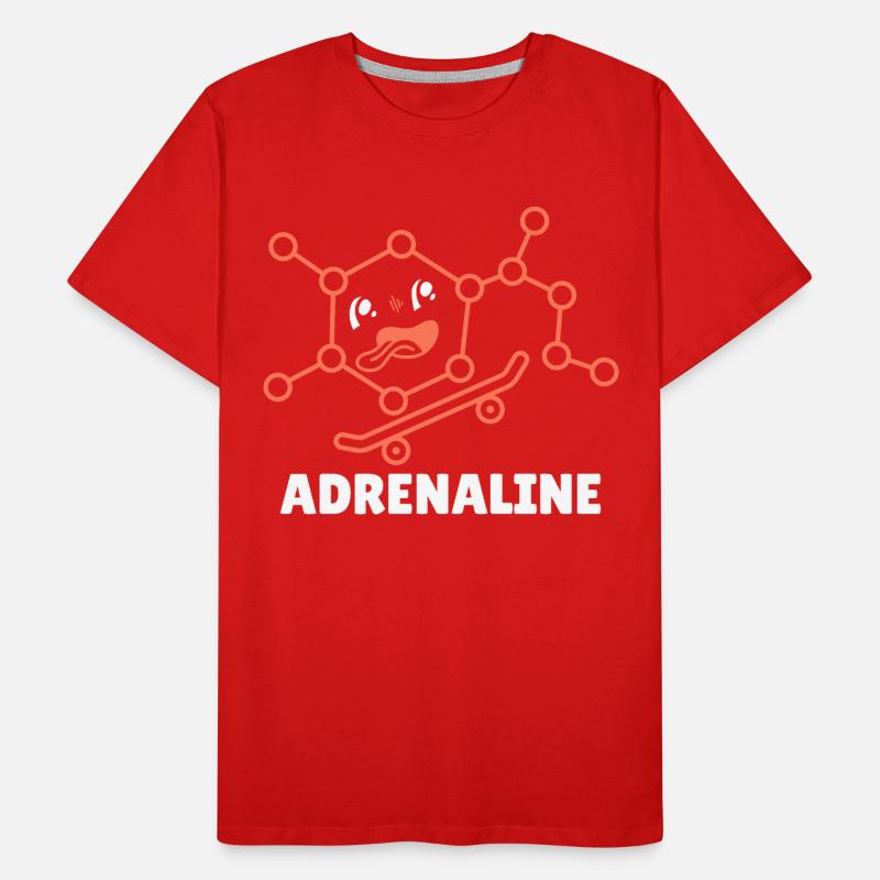 Chimiste Chimie Science Atome Molécule T-shirt bio Premium Homme