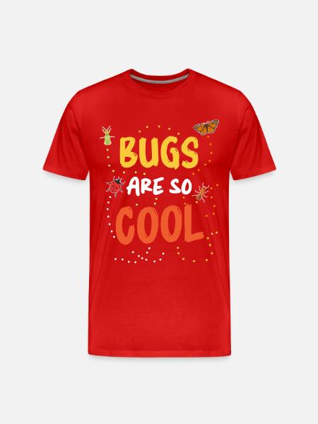 Insect Entomologist Biology - Men's Premium Organic T-Shirt - red