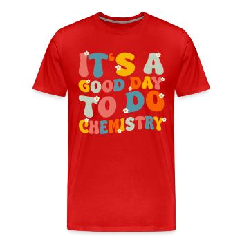 Teacher School Teacher Teacher Teacher - Men's Premium Organic T-Shirt - red - Front - Damien (186cm)