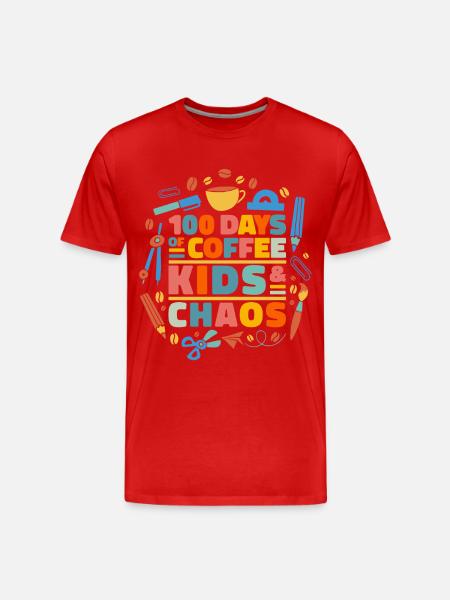 Enseignant Professeur d’école Enseignant Enseignant - T-shirt bio Premium Homme - rouge