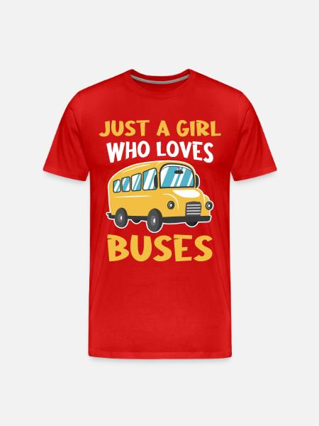 Bus Bus Driver School Bus - Men's Premium Organic T-Shirt - red