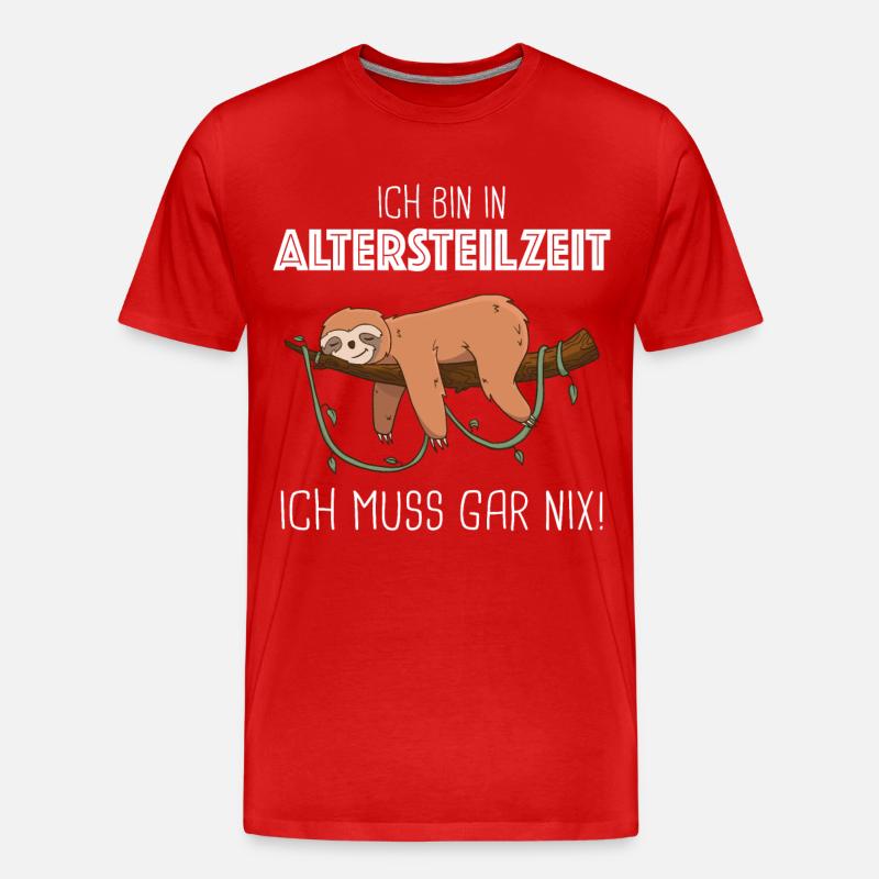 Altersteilzeit ATZ - Männer Premium Bio T-Shirt - Rot