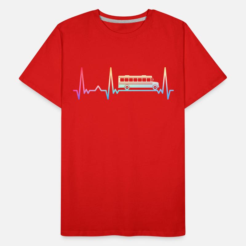 Bus Bus Driver School Bus Men's Premium Organic T-Shirt