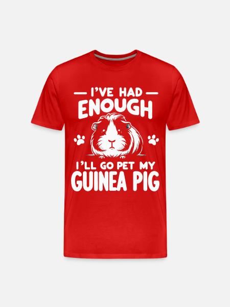 Guinea pig - Men's Premium Organic T-Shirt - red