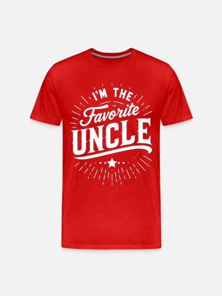 Uncle Fmilie Great-Uncle Uncle's - Men's Premium Organic T-Shirt - red