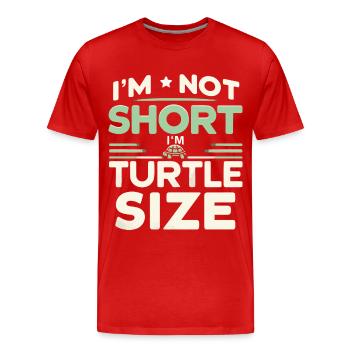 Schildkröte Meeresschildkröte Schildkröten Tier - Männer Premium Bio T-Shirt - Rot - Vorne - Damien (186cm)