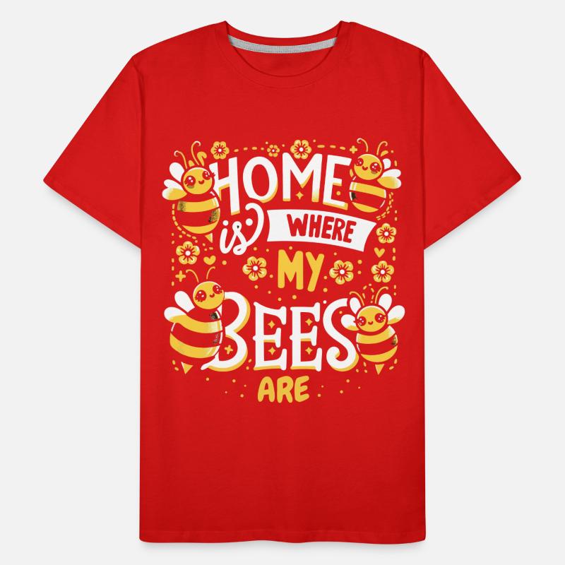 honey bee, beekeeper, bee, bee Men's Premium Organic T-Shirt