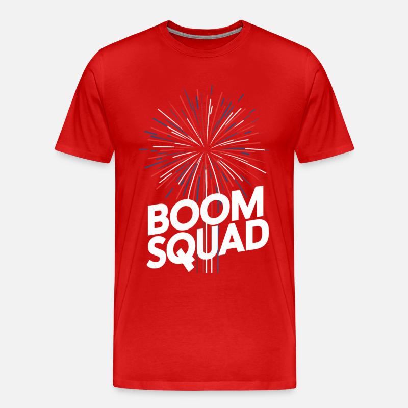 Pyrotechniker Feuerwerk Pyrotechnik - Männer Premium Bio T-Shirt - Rot
