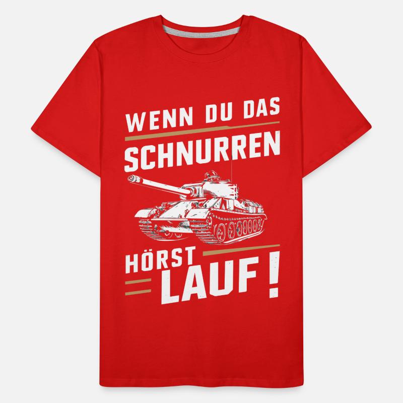 Panzer Kampfpanzer Panzerkampfwagen Panzerfahrer Männer Premium Bio T-Shirt