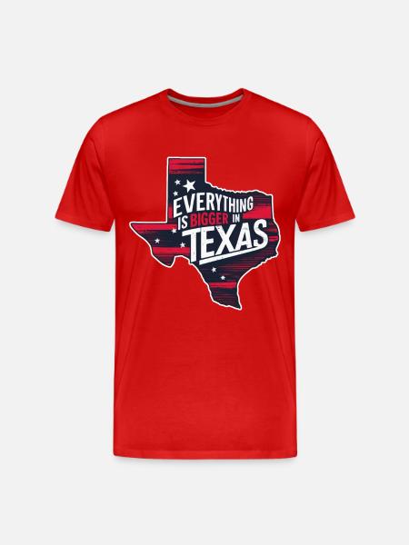 Texas State Texans Texas - Men's Premium Organic T-Shirt - red