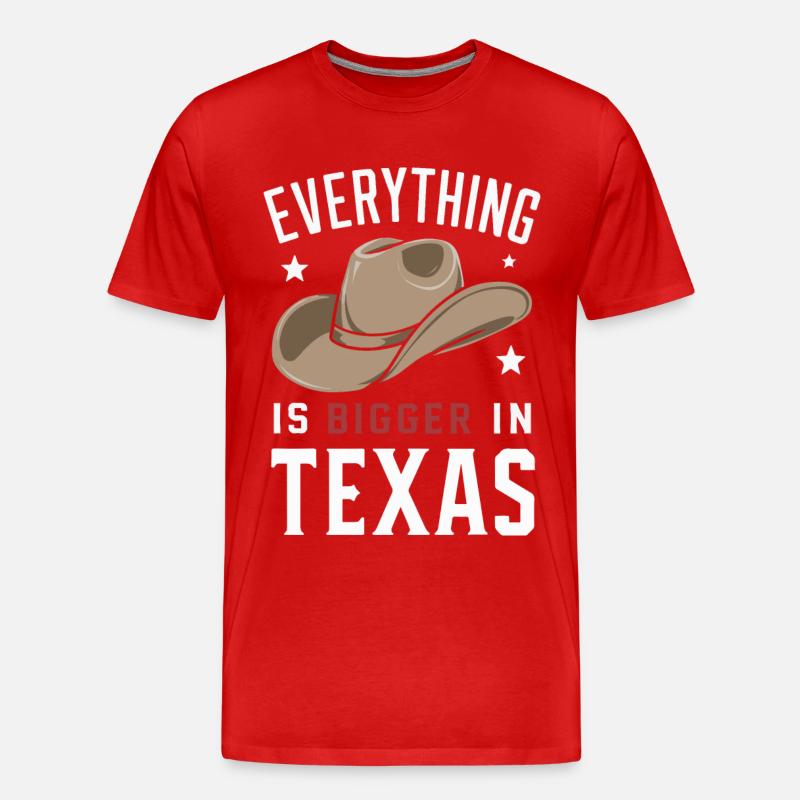 Texas State Texans Texas - Men's Premium Organic T-Shirt - red