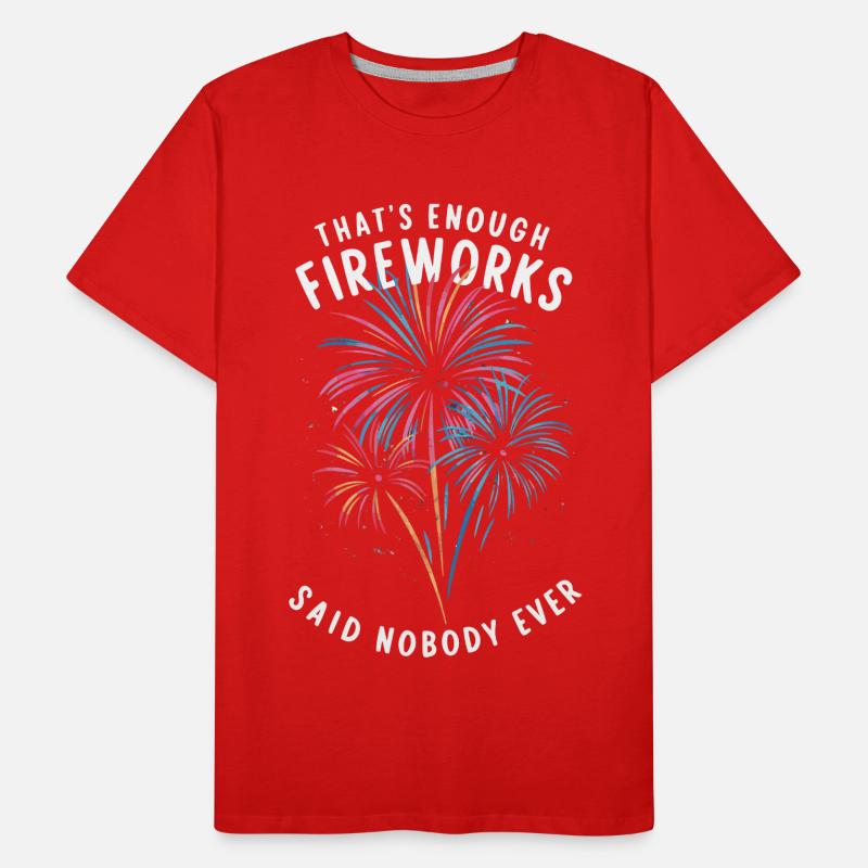 Pyrotechnics Fireworks Pyrotechnics Men's Premium Organic T-Shirt