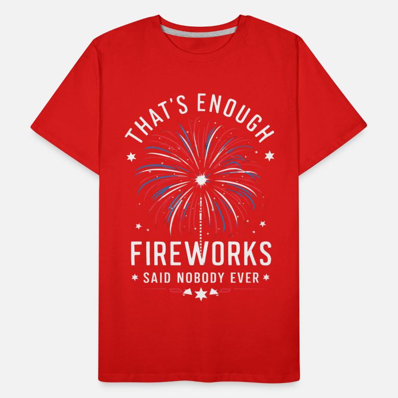Pyrotechnics Fireworks Pyrotechnics Men's Premium Organic T-Shirt