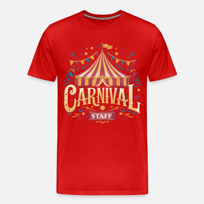 Cirque Carnaval Carnaval - T-shirt bio Premium Homme - rouge