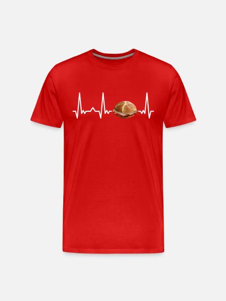Leberkäs Bayern Leberkas Semmel Fleischkäse - Men's Premium Organic T-Shirt - red