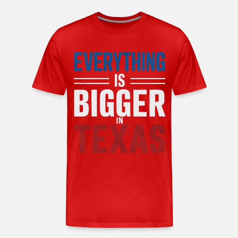 Texas State Texans Texas - Men's Premium Organic T-Shirt - red