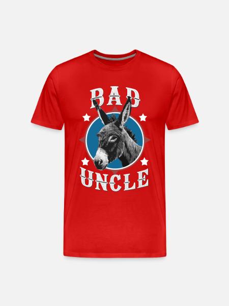 Uncle Fmilie Great-Uncle Uncle - Men's Premium Organic T-Shirt - red