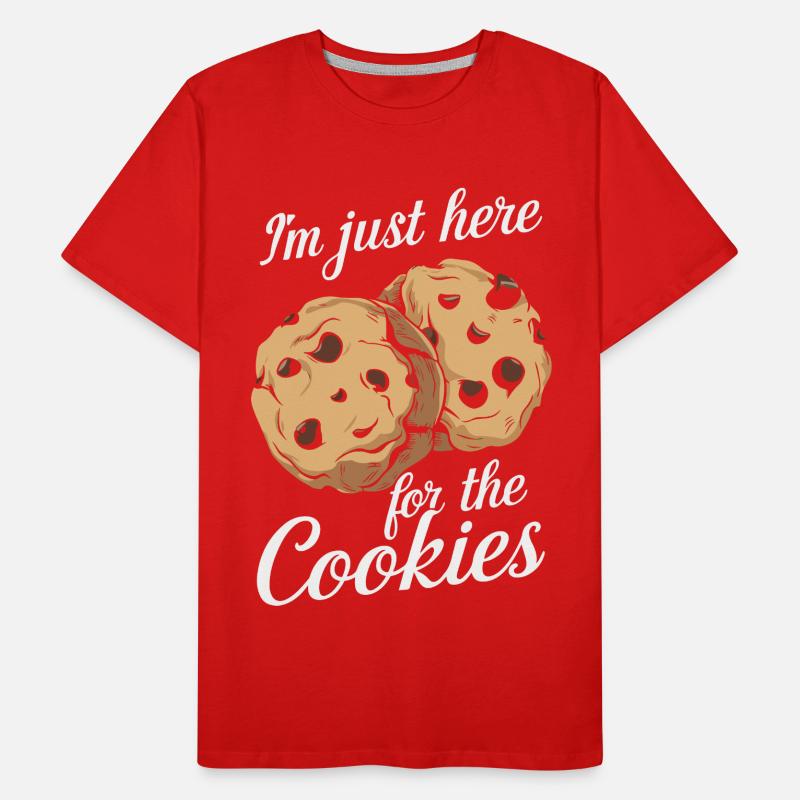 Cookies Cookie Biscuits Biscuits Chocolate Men's Premium Organic T-Shirt