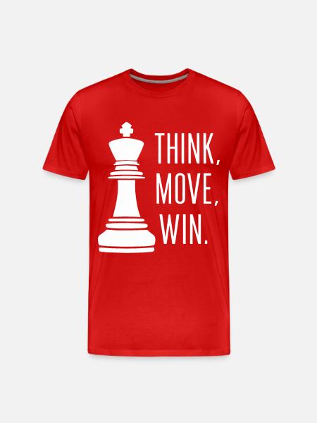 Chess Chess Player - Men's Premium Organic T-Shirt - red