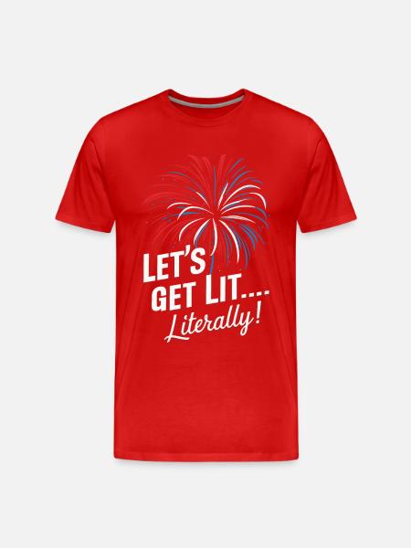 Pyrotechnics Fireworks Pyrotechnics - Men's Premium Organic T-Shirt - red