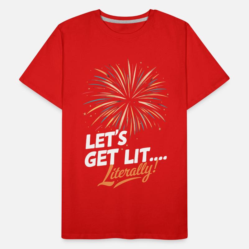 Pyrotechnics Fireworks Pyrotechnics Men's Premium Organic T-Shirt