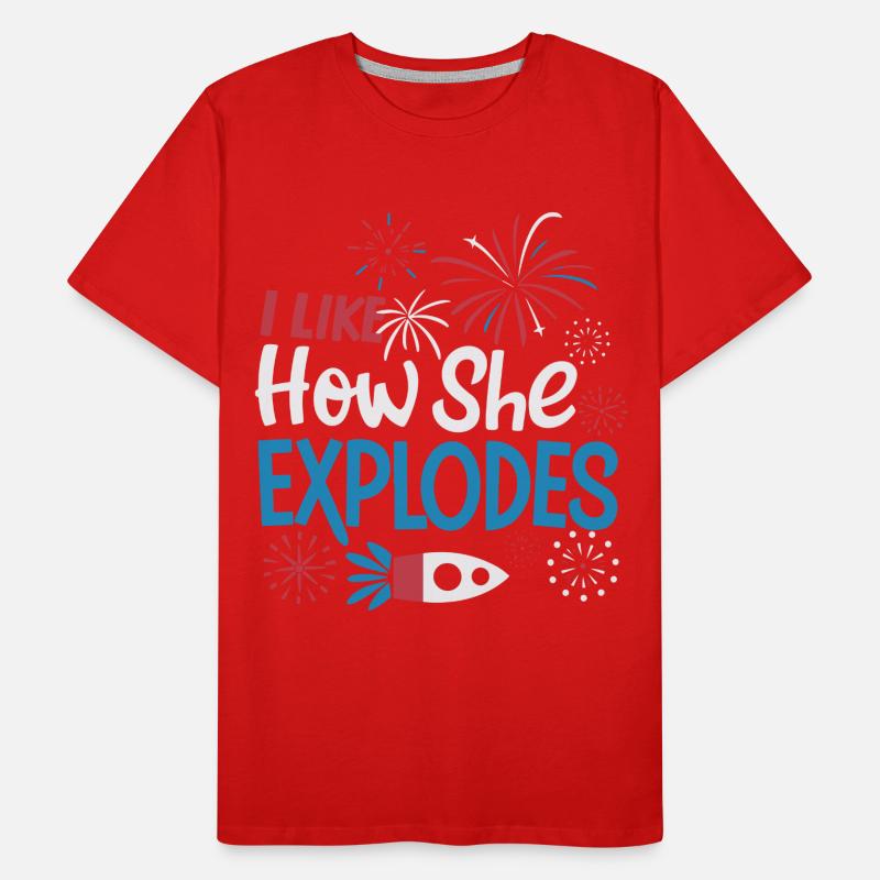 Pyrotechnics Fireworks Pyrotechnics Men's Premium Organic T-Shirt