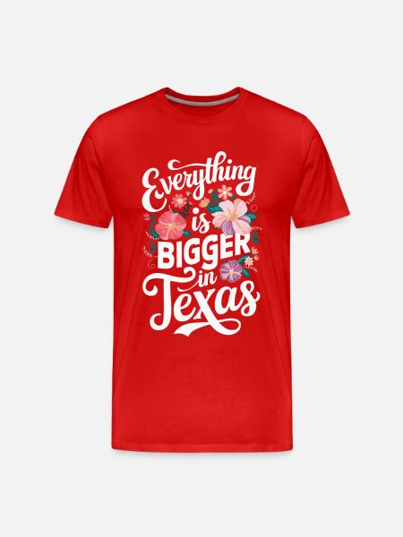 Texas State Texans Texas - Men's Premium Organic T-Shirt - red