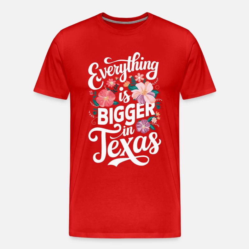 Texas State Texans Texas - Men's Premium Organic T-Shirt - red